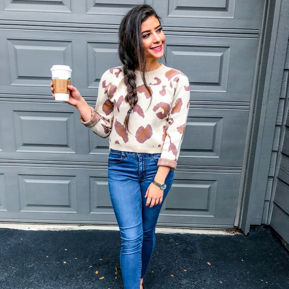 Leopard Print Sweater